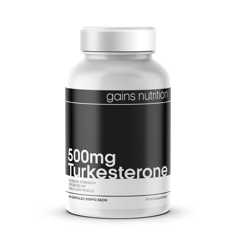 Turkesterone Capsules Supplement, 60 capsules, 500mg each
