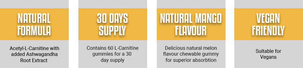 Natural formula, 30 days supply, natural mango flavour, vegan friendly