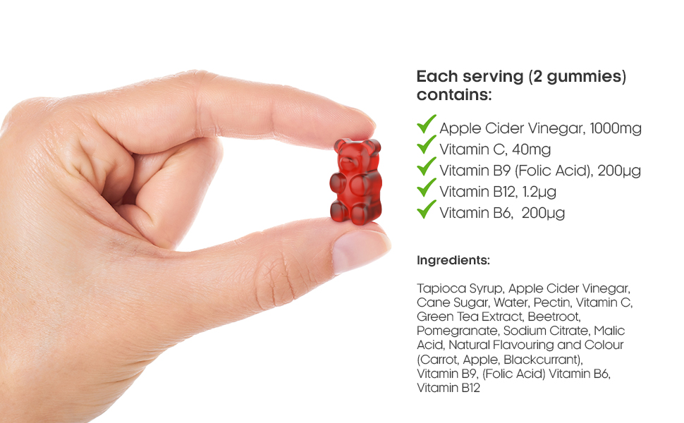 Apple Cider Vinegar Gummies Serving Size