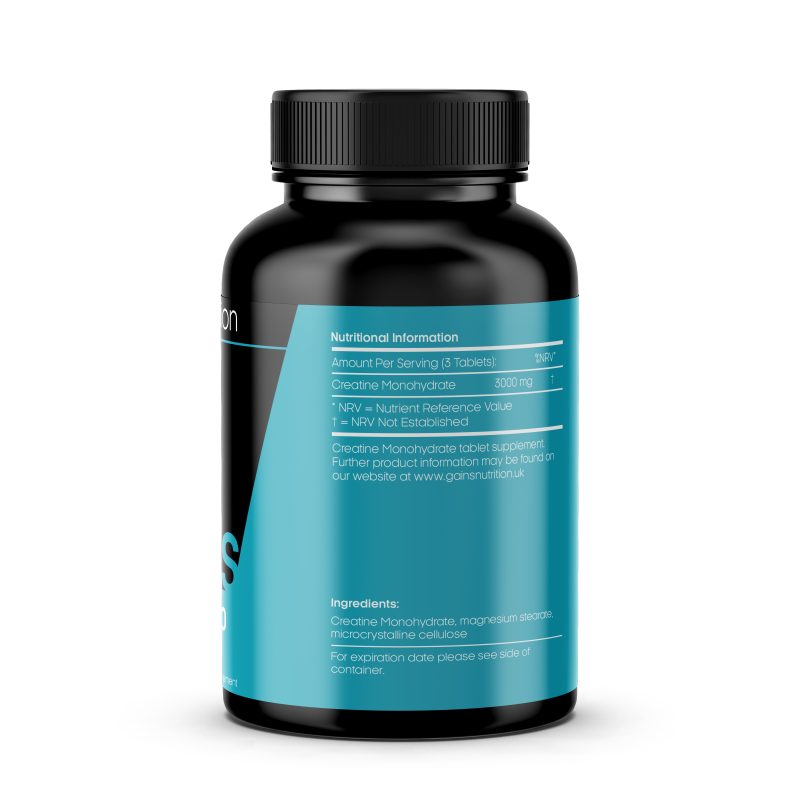 Creatine Monohydrate Tablets - 3000mg per serving