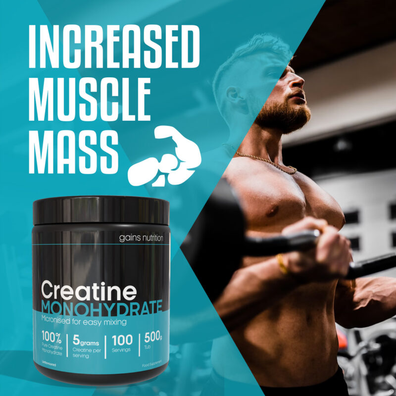 Creatine Monohydrate Increased Muscle Mass