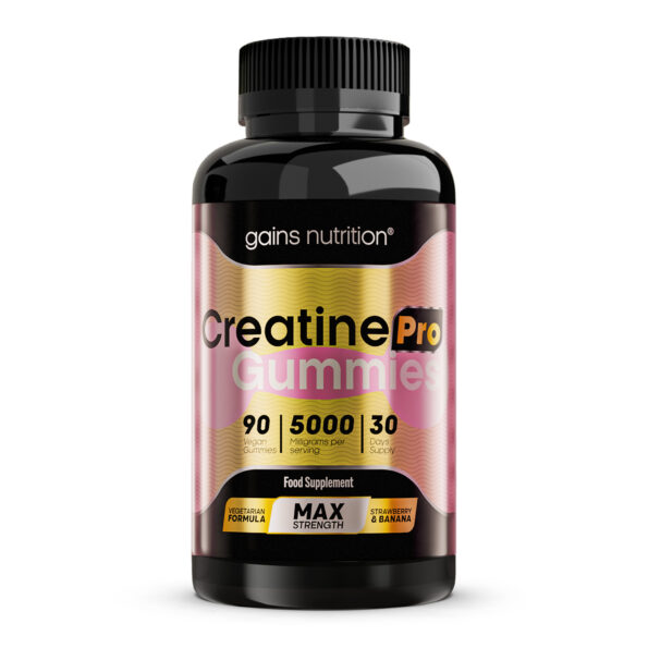 Creatine Pro Gummies - 5 grams - Strawberry & Banana Flavour