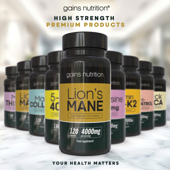 Lion's Mane 4000mg 120 capsules