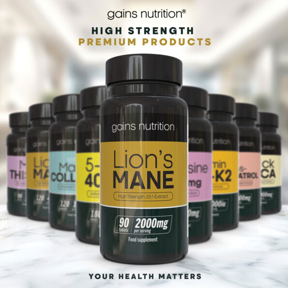 Lion's Mane 2000mg 90 tablets