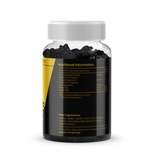 Shilajit Gummies 500mg Nutritional