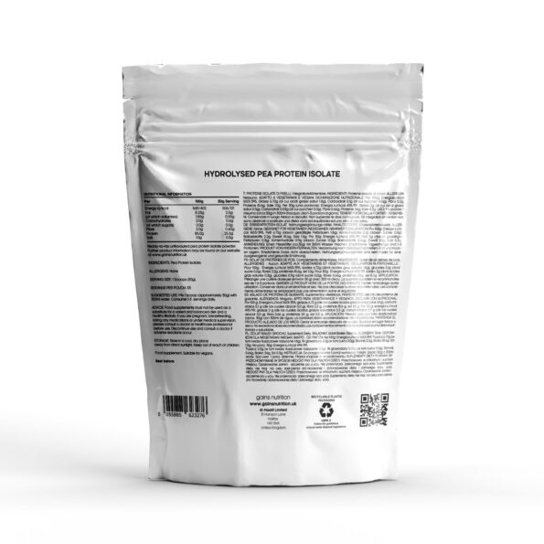 Vegan Hydro Pro Hydrolysed Protein Powder 1KG