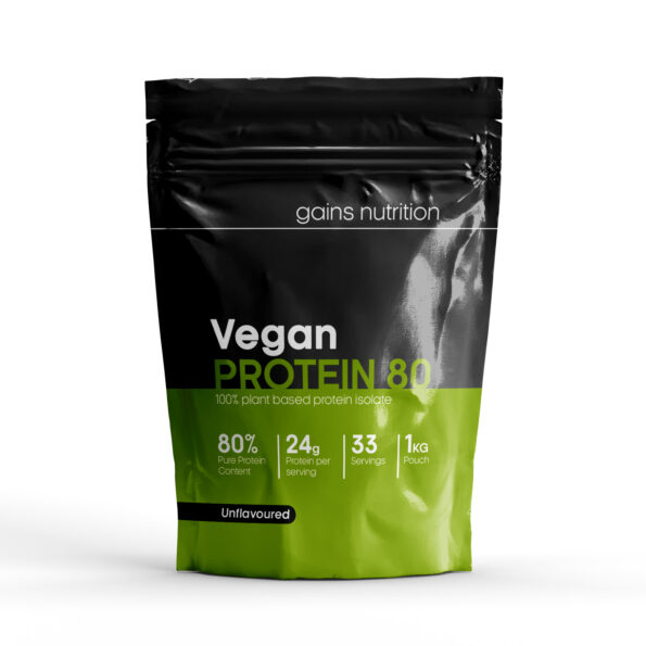 Gains Nutrition - Vegan Protein 80 1kg