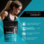 Gains Nutrition Creatine Monohydrate Powder – 166 Servings