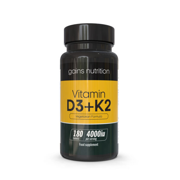 High Strength Vitamin D3 + K2 Tablets