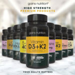 High Strength Vitamin D3 + K2 Tablets