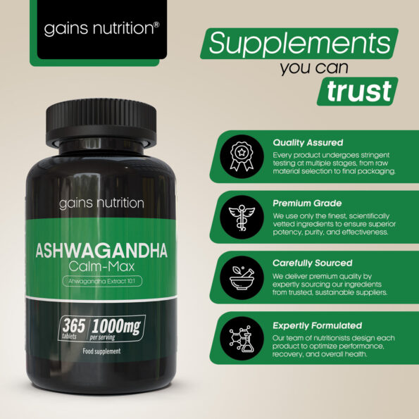 Ashwagandha 1000mg Tablets Trust