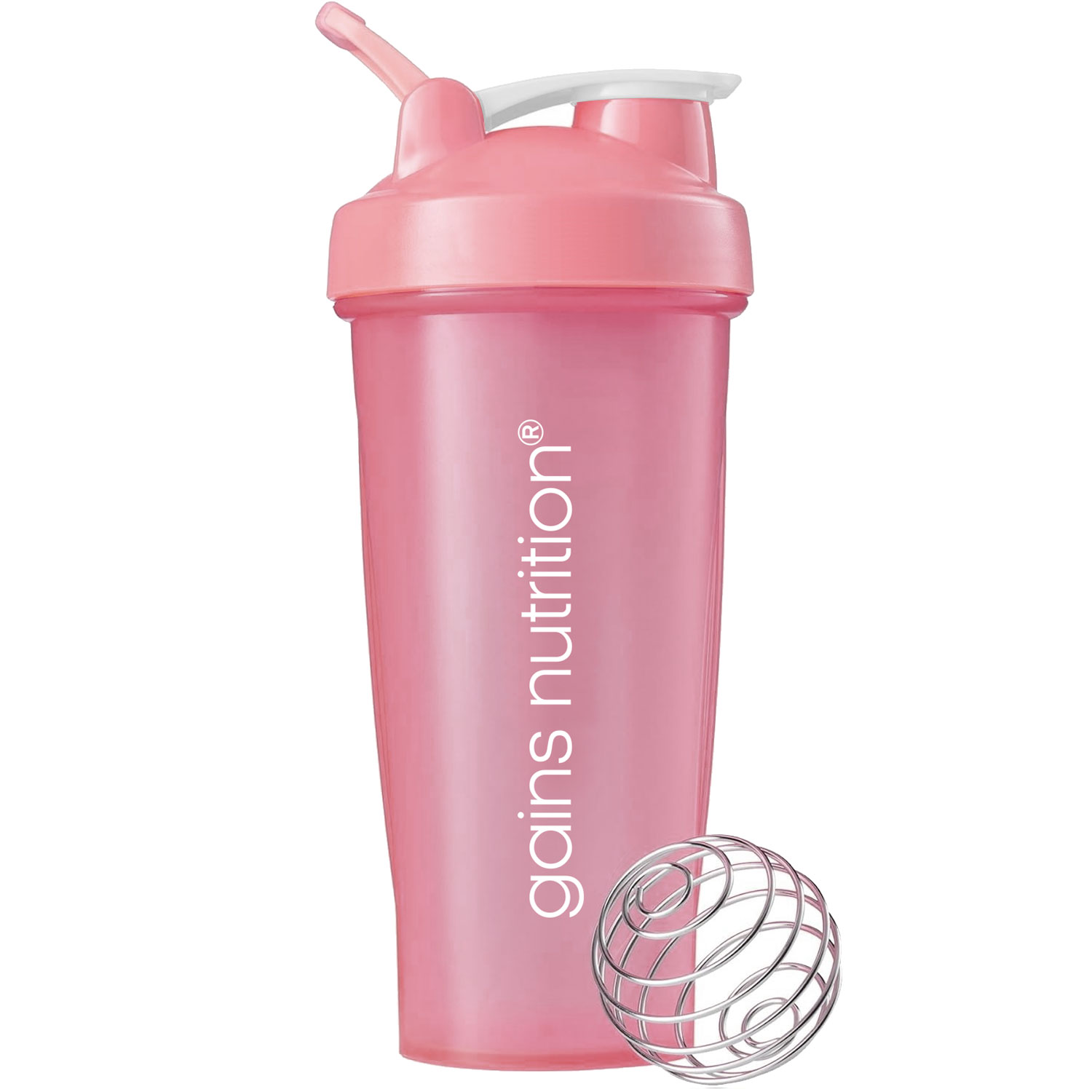 Gains Nutrition Shaker - Pink